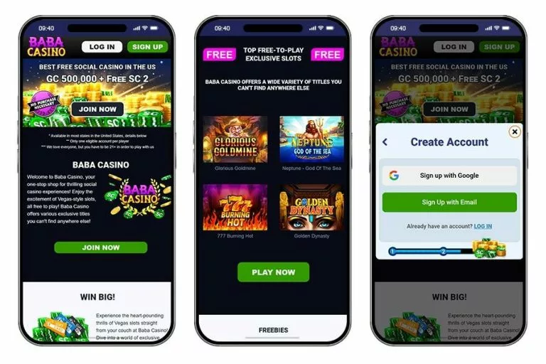 Baba Casino Screenshots