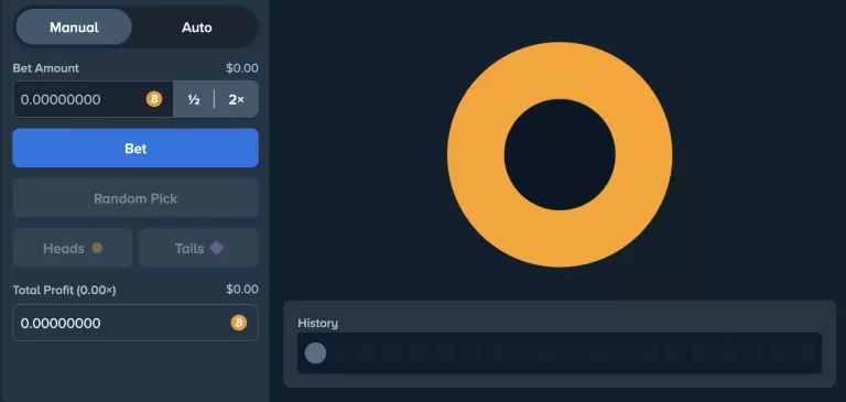 Stake.com Flip game