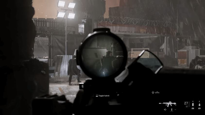 aiming down sights (ADS) call of duty
