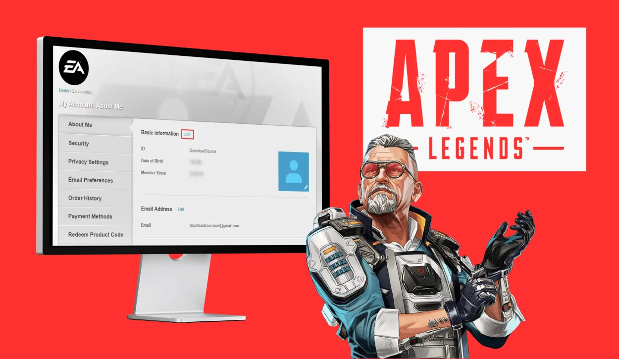 easy change username on apex legends