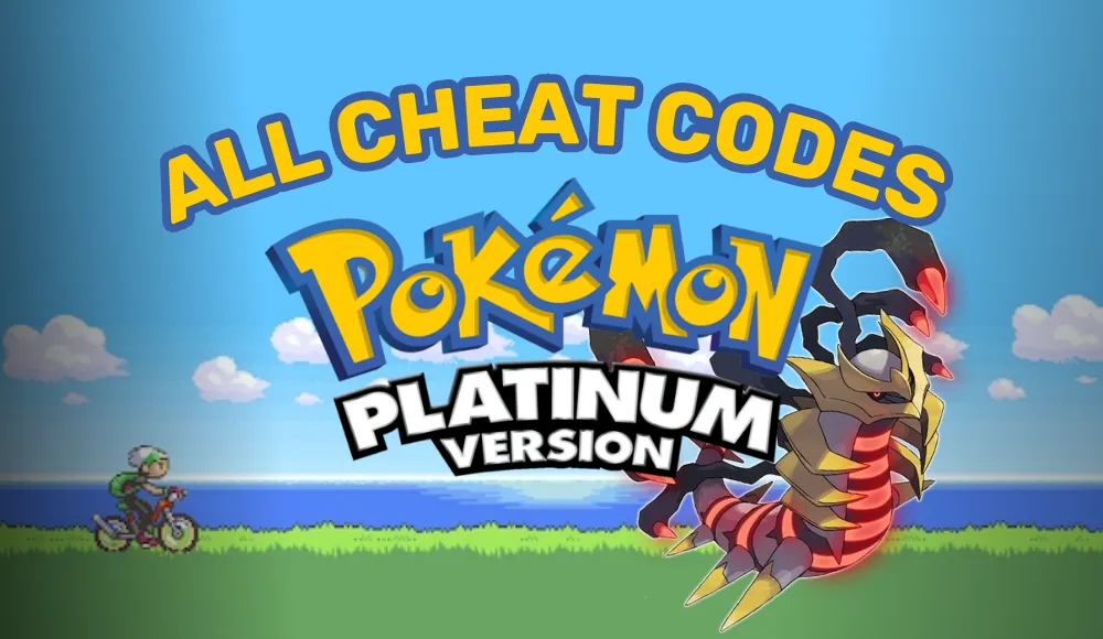 all chaet codes for pokemon platinum version gamebreaker action replay emulator