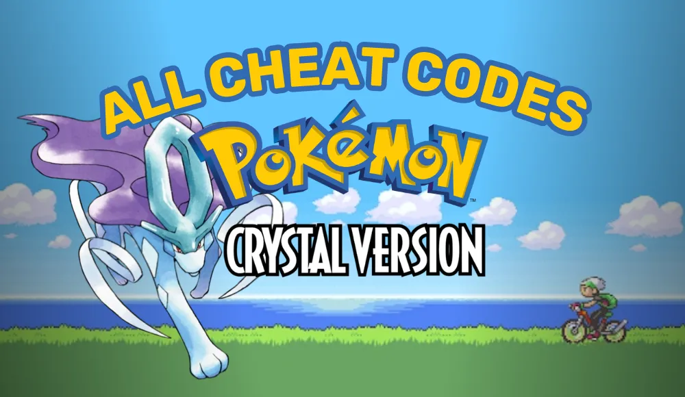 all crystal pokemon cheat codes for gameshark and action replay emulator