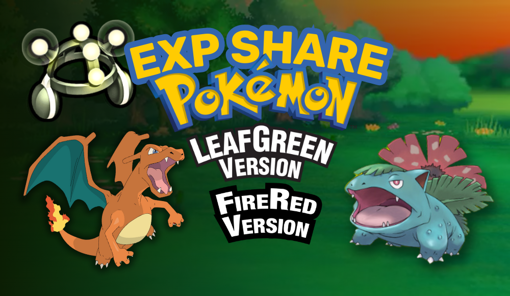 getting the exp share in pokemon leafgreen and firered versions