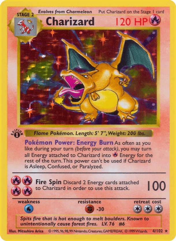 Most popular Charizard Pokemon cards of all time: Base Set, Gold Star,  Skyridge - Dexerto